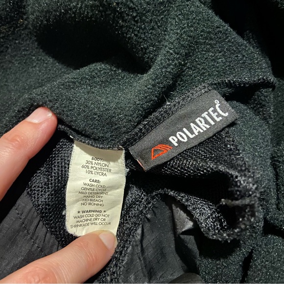 Lowe Alpine Vintage Polartec Fleece Vest Gorpcore Techwear Black Medium - Picture 5 of 5